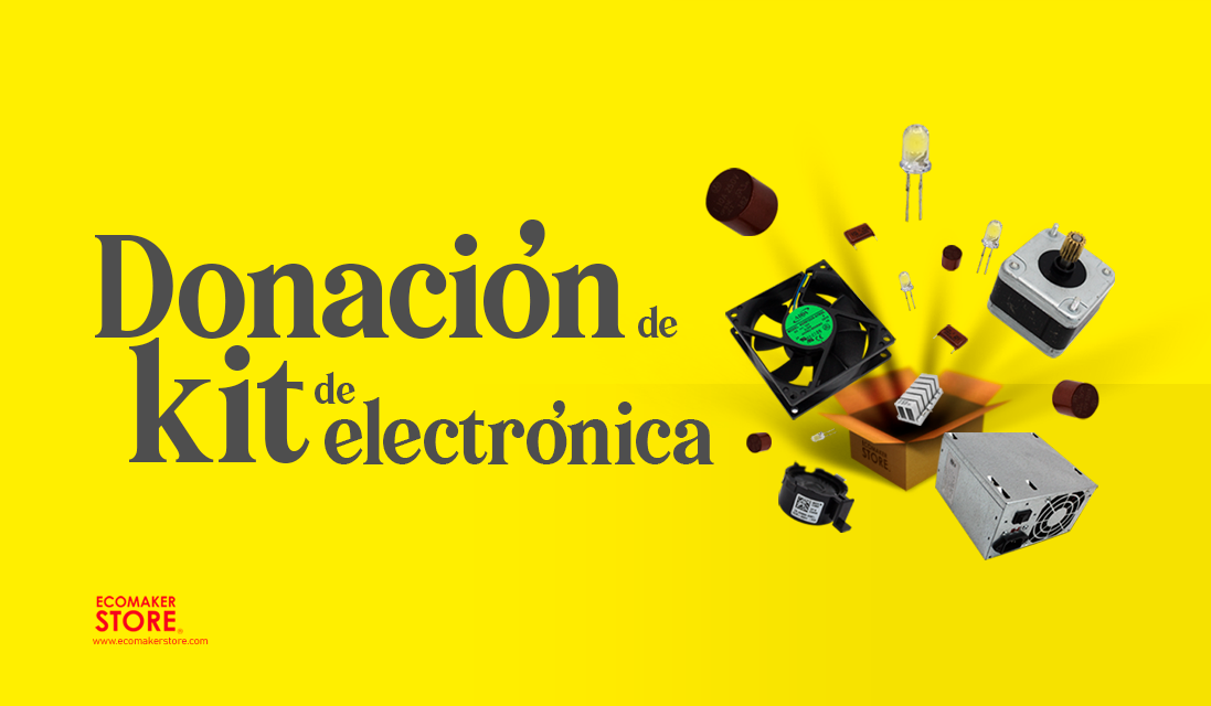 Regresan las donaciones de kits básicos de electrónica para escuelas 2020