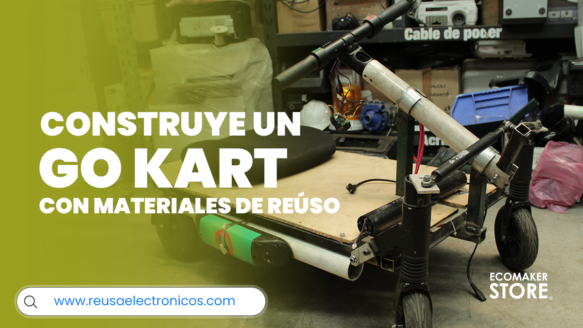 Transformamos un scooter en un go kart