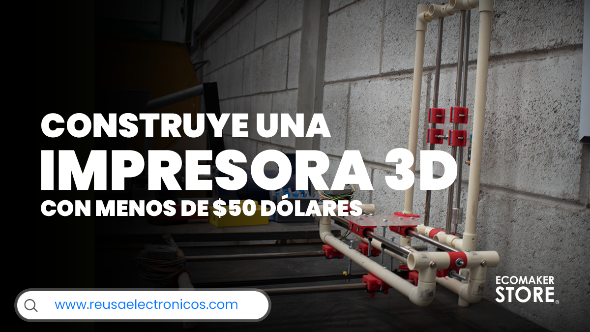 Impresora 3D con tubos de PVC
