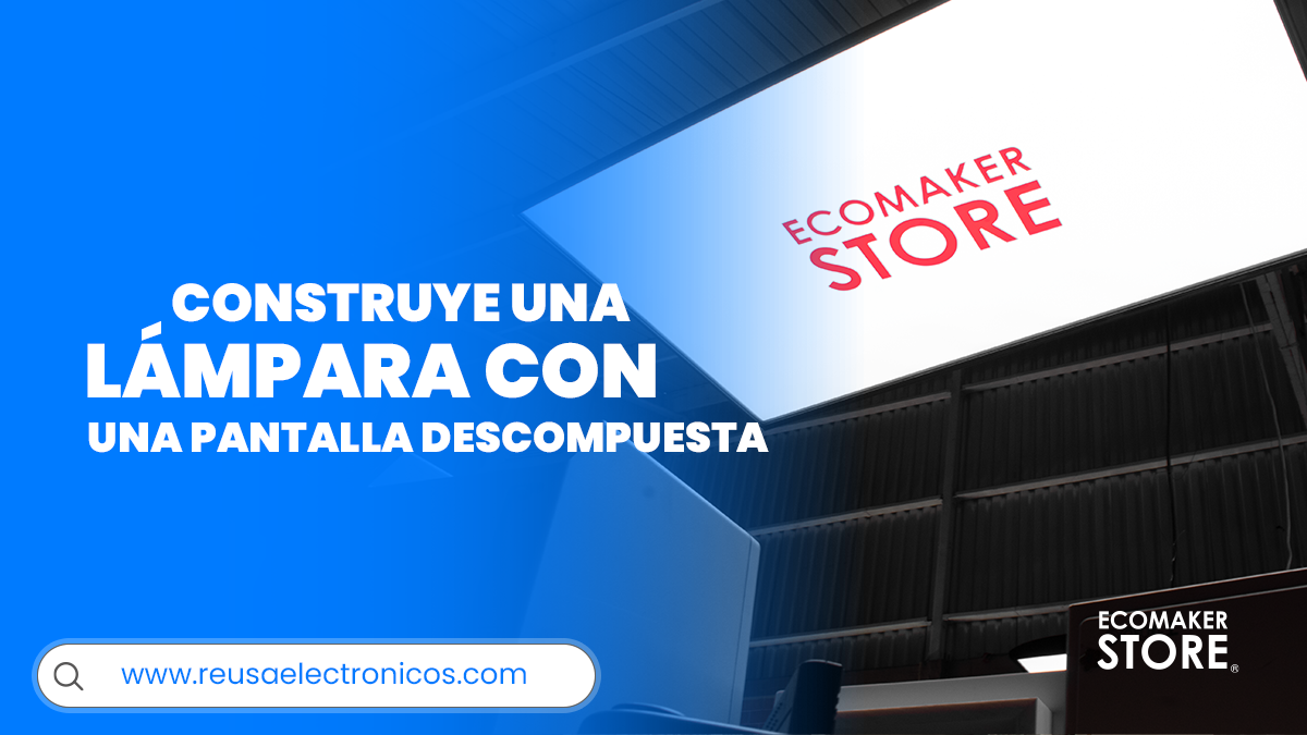 Realiza tu lámpara con una smart tv descompuesta