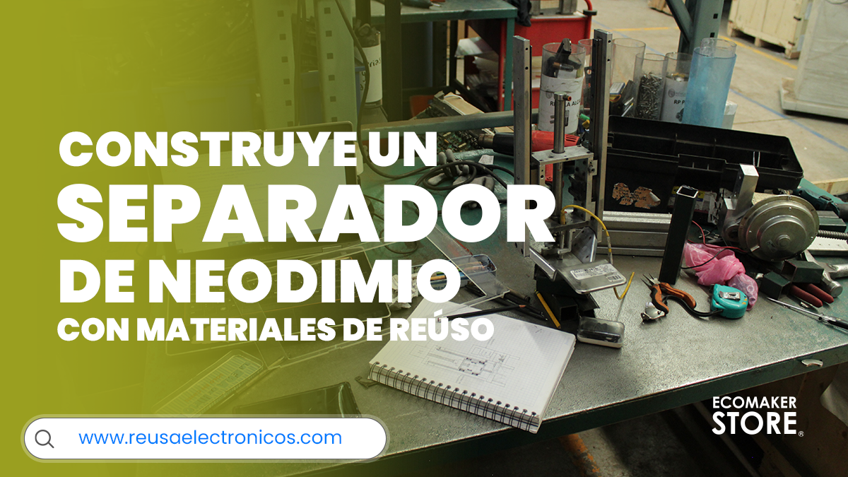 Máquina para separar metales del neodimio