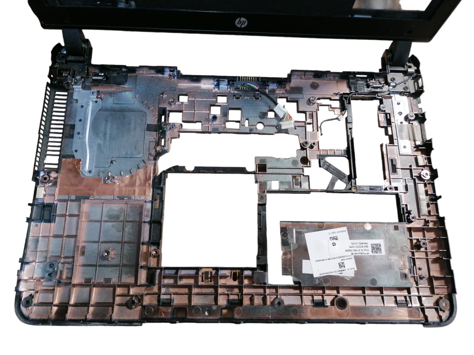 Carcasa base inferior, Tapa trasera, Palmrest, Top cover, Bisel y Bisagras de HP Probook 440 G3 (Producto usado)