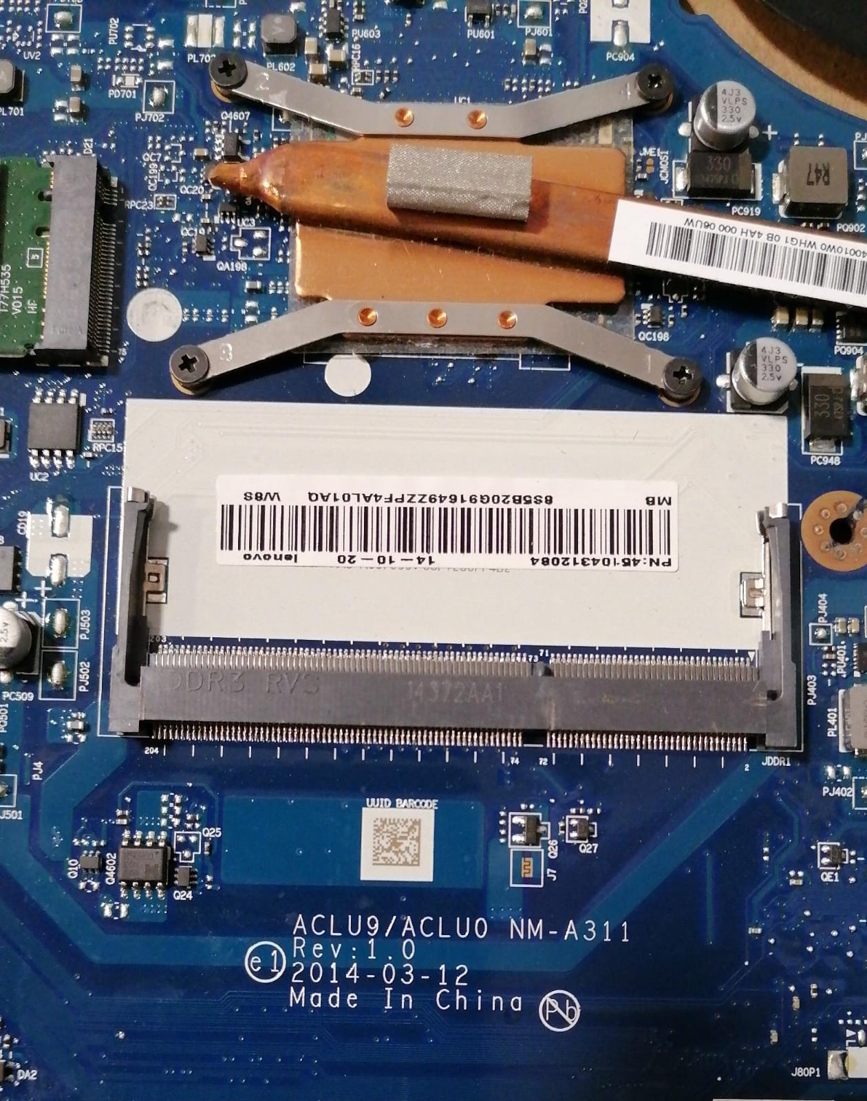 Refacciones para Laptop Lenovo G40-30