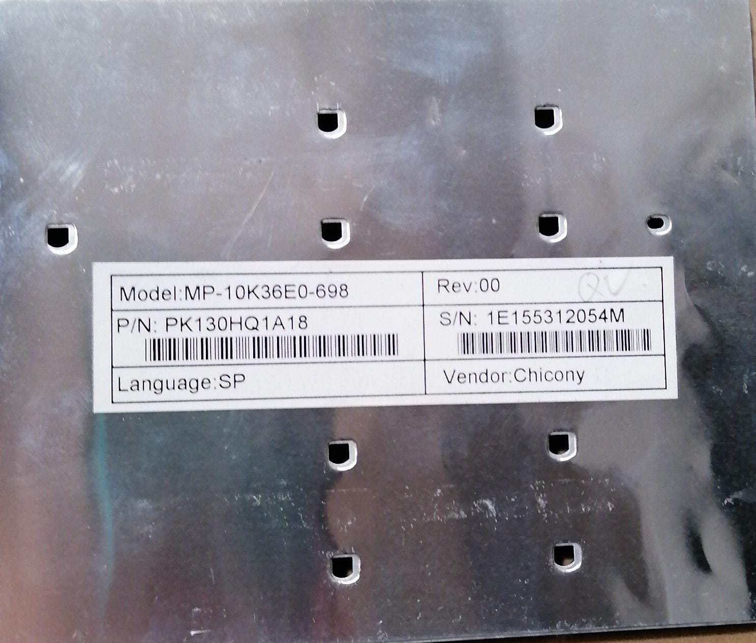 Refacciones para Laptop Gateway Nv57h