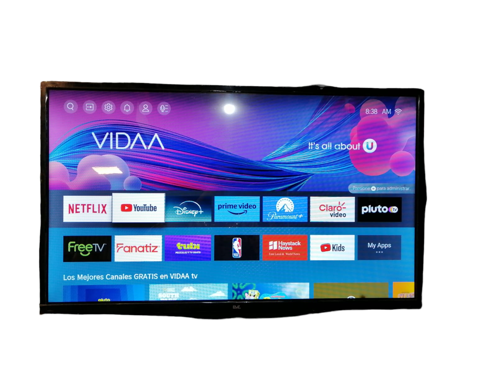 Pantalla Led EVL 32" HD Smart Tv 32EVLSM