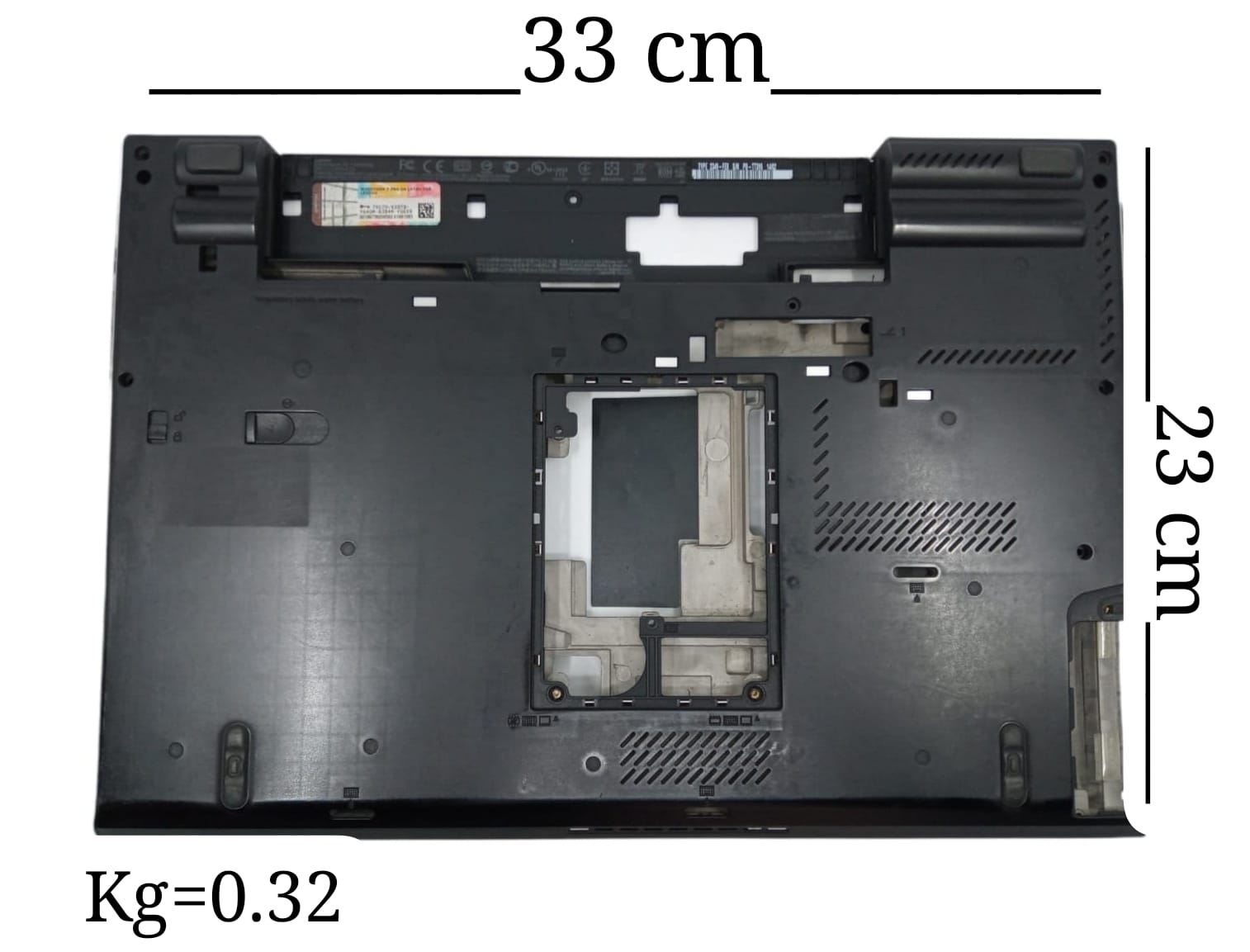 Carcasa base Inferior - Superior de Laptop Lenovo T430 (Producto Usado)