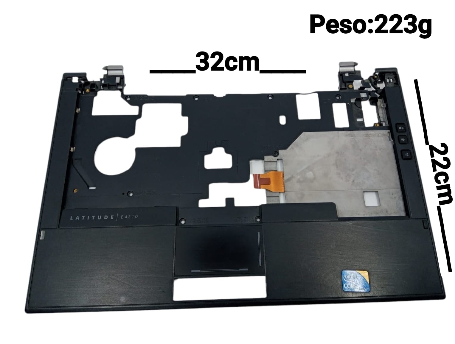 Ventilador con Disipador, Altavoces y Palmrest de Laptop Dell E4310 (Producto usado)