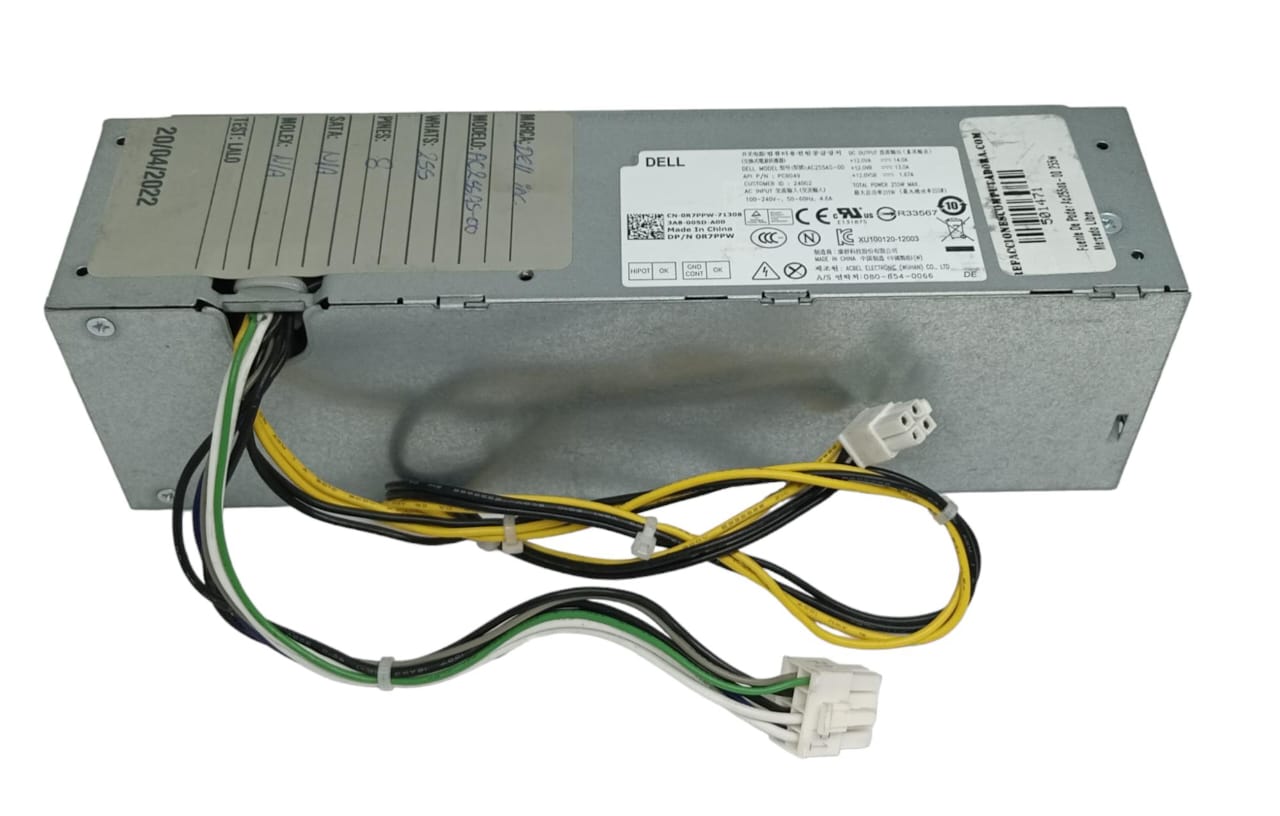 Fuente de Poder DELL Modelo AC255AS-00 255W