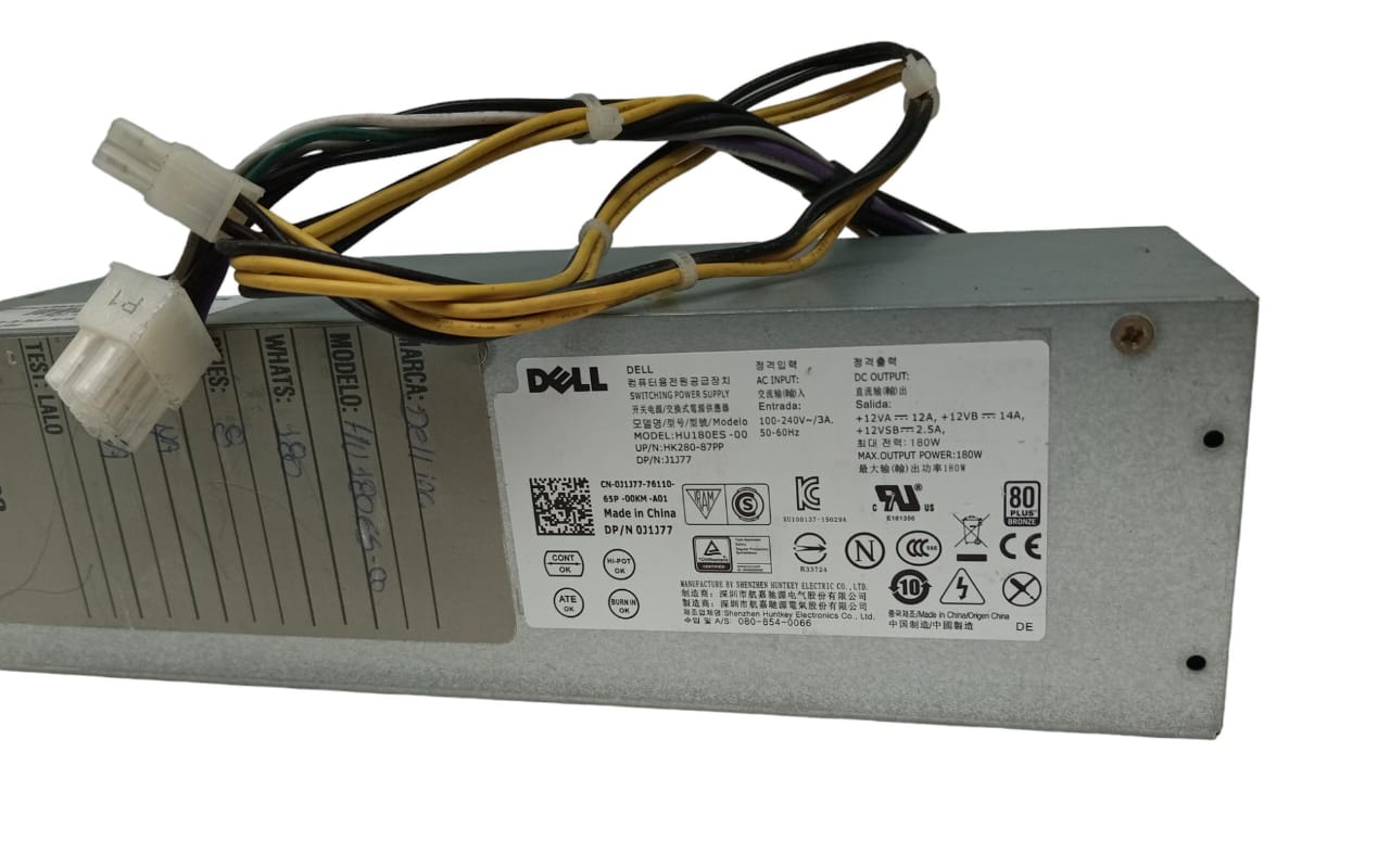 Fuente de Poder DELL Modelo HU180ES-00 180W