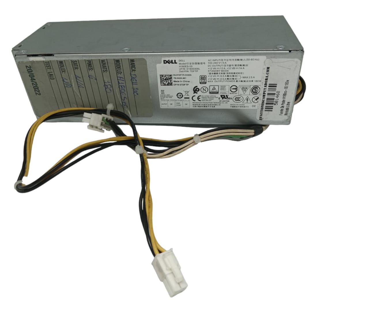 Fuente de poder DELL Modelo H180-00 180W