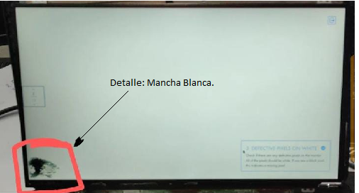 Pantalla 14.0" 30p Lp140whu(tp)(b2) de Laptop, con Detalle "Mancha blanca" (Producto usado)