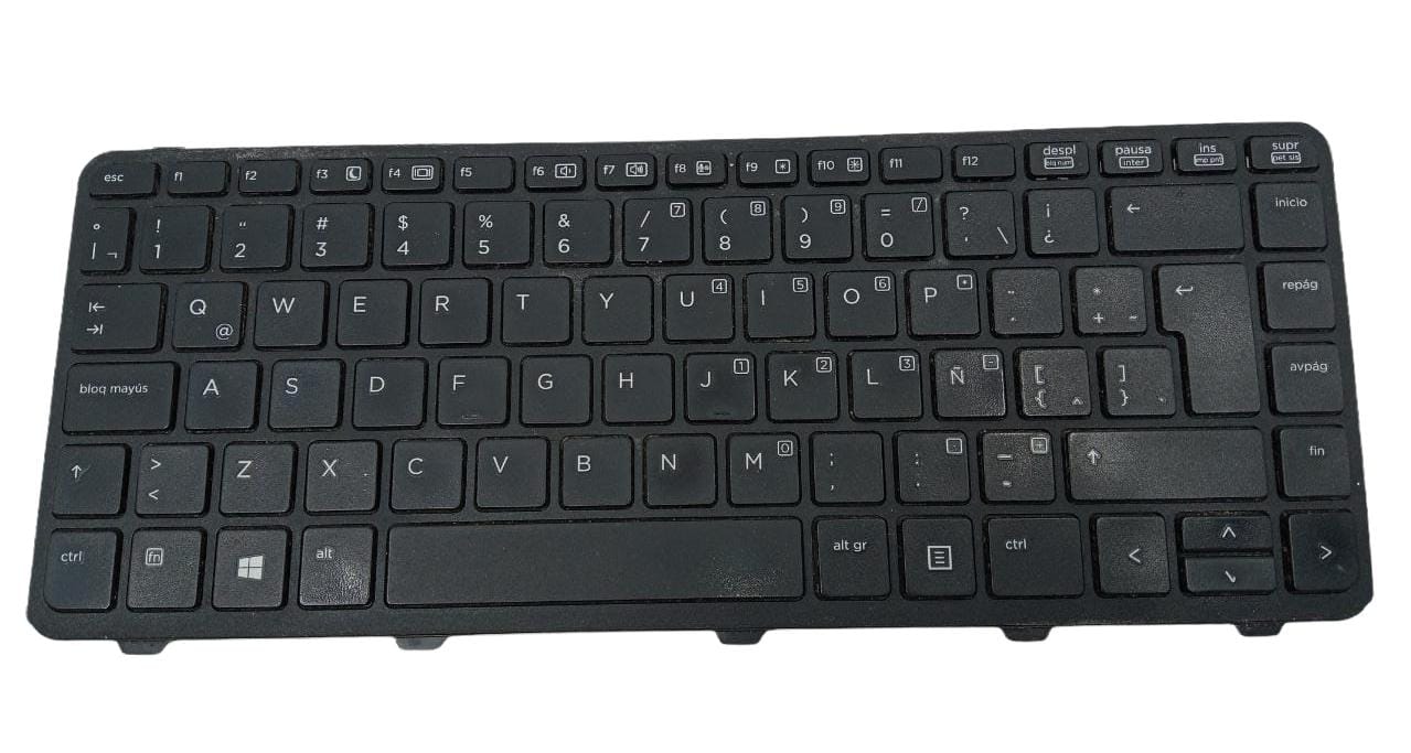 Teclado HP Probook 440 G1 Original, Largo: 30 cm Ancho: 11.5cm (Producto usado)