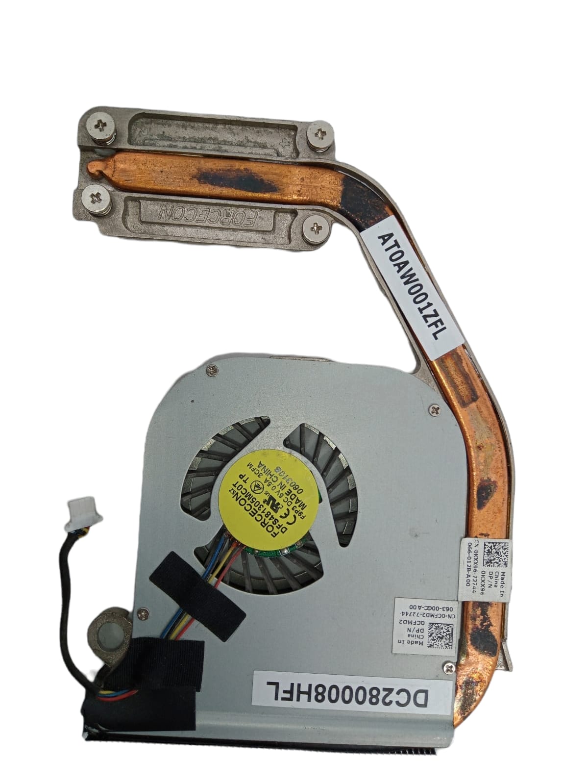 Ventilador con Disipador, Altavoces y Palmrest de Laptop Dell E4310 (Producto usado)