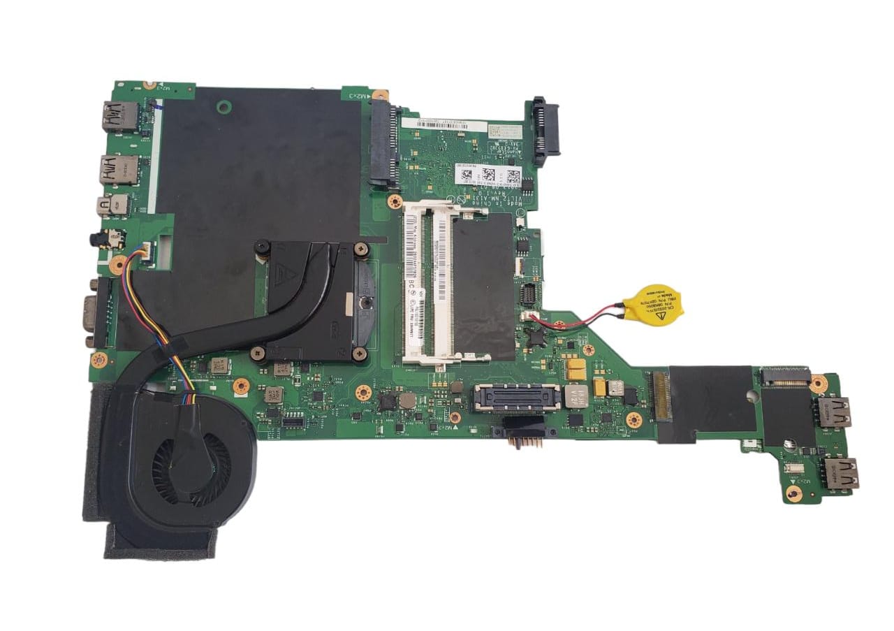 Tarjeta madre con puerto Eterneth, Tarjeta Wifi y Cable de puerto CC de Laptop Lenovo T440p (Producto usado)