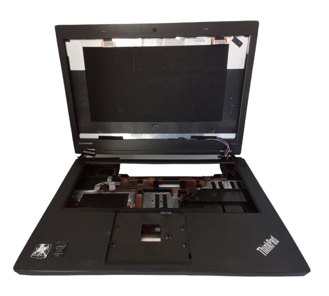 Carcasa base inferior, Tapa trasera, Palmrest, Top cover y Bisel de Laptop Lenovo Thinkpad T440P (Producto usado)