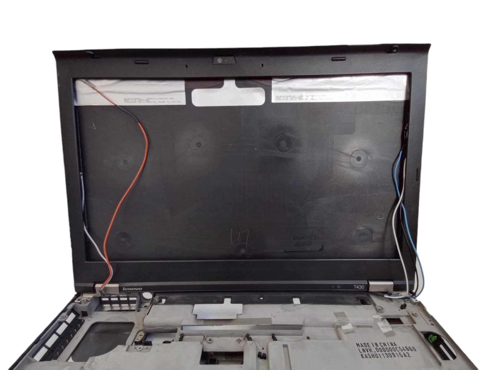 Tapa Trasera, carcasa superior, top cover y bisel LENOVO T430 (Producto usado)