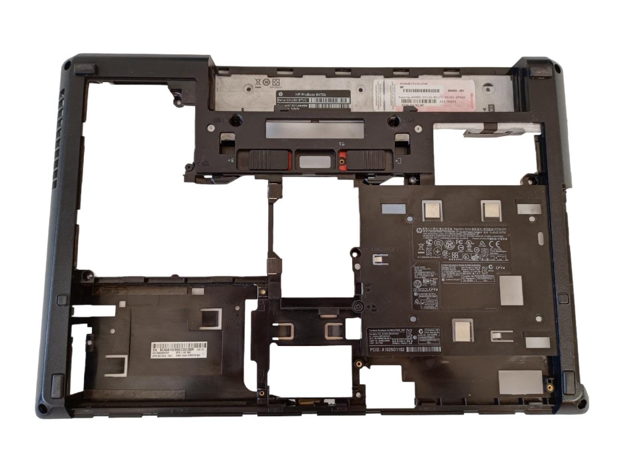 Carcasa base inferior, Top cover y Bisel de Laptop HP Probook 6470B (Producto usado)