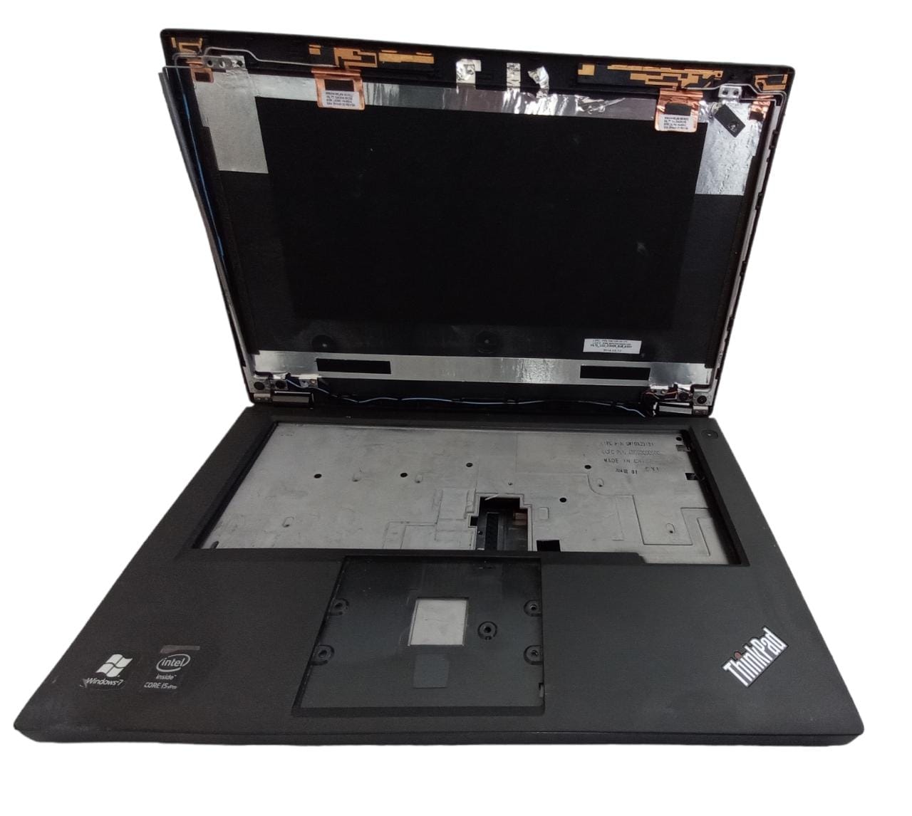 Carcasa Base Inferior-Superior, Tapa trasera, Palmrest, Top cover y Bisagras de Lenovo Thinkpad T440P (Producto usado)
