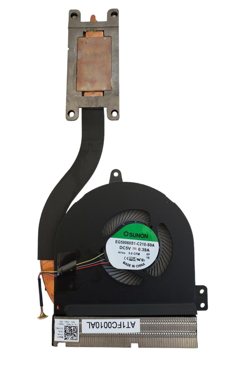 Tapa trasera, Altavoces y Disipador con ventilador de Laptop Dell Latitude E5470 (Producto usado)