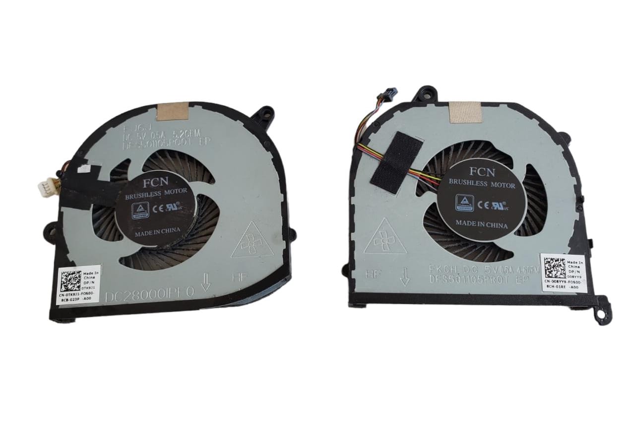 Tapa trasera, 2 Ventiladores, Altavoces y Disipador de Laptop Dell Precisión 5530 (Producto usado)