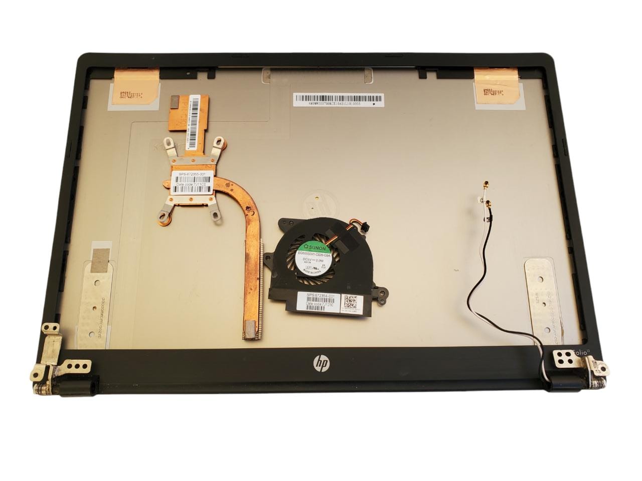Top cover, Bisel, Bisagras, Disipador y Ventilador de Laptop Hp Folio 13-2000 (Producto usado)