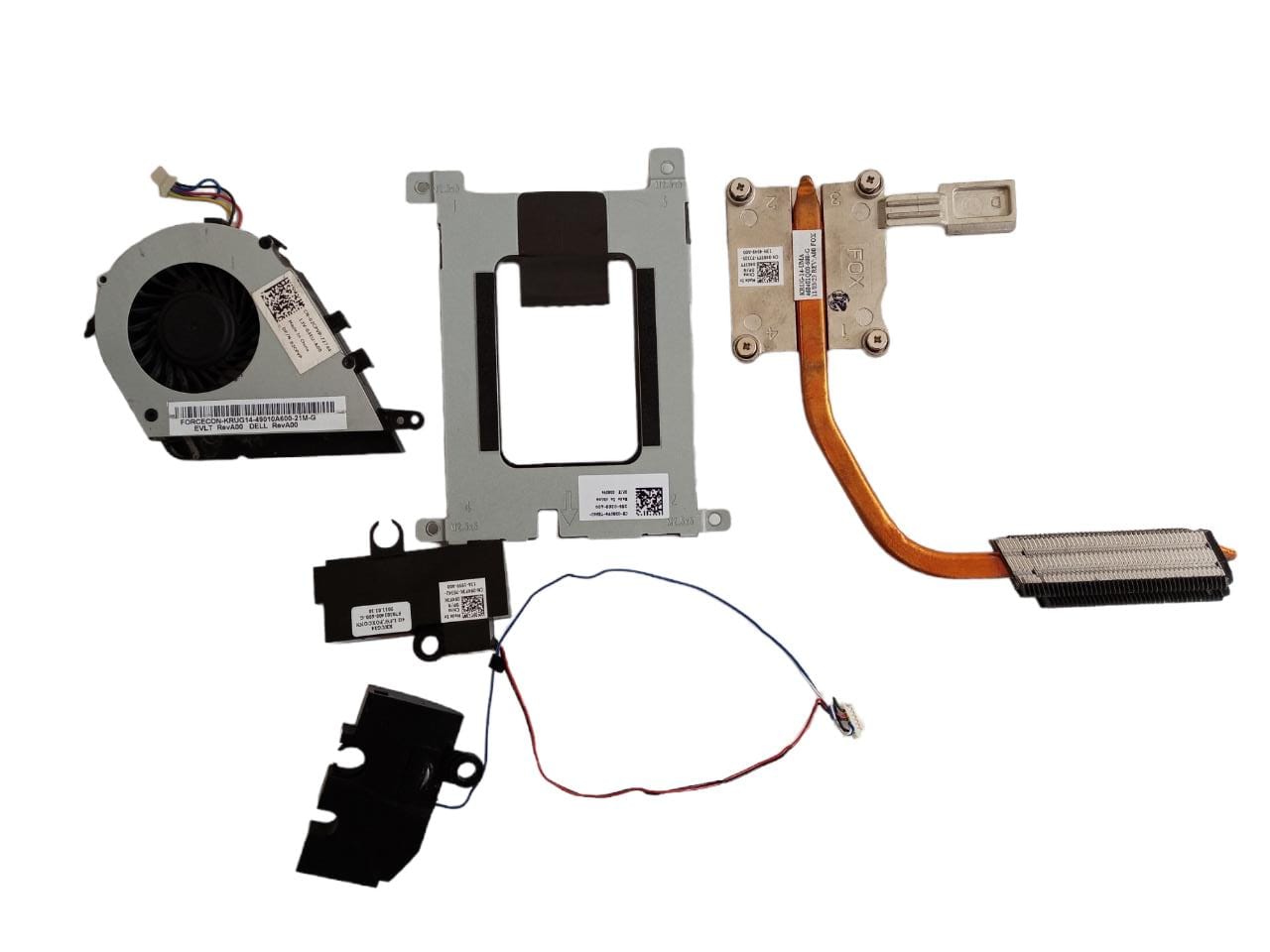 Palmrest, Ventilador, Disipador, Altavoces y Base de disco duro de Laptop Dell Latitude E5420 (Producto usado)