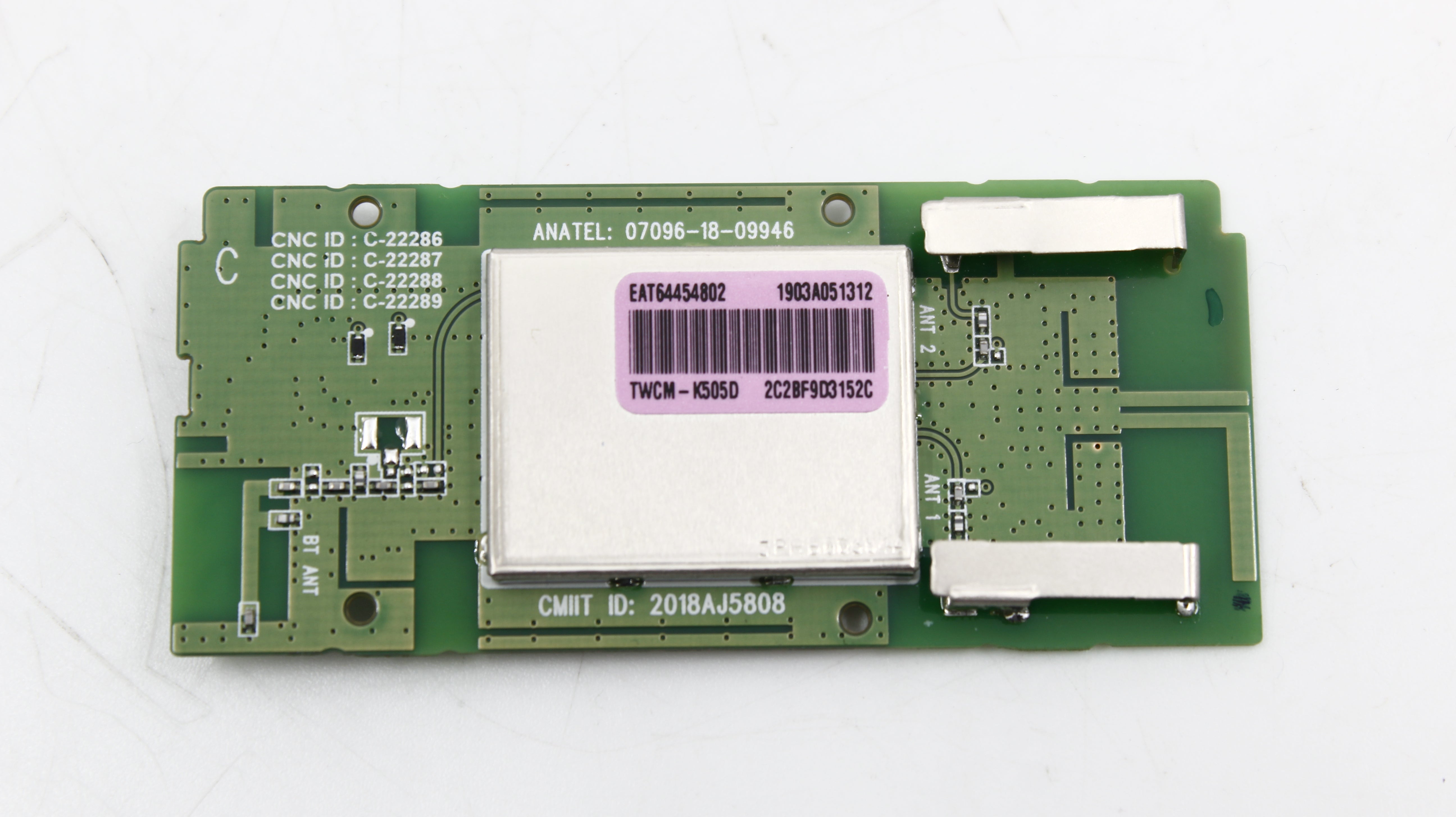 Modulo wireless LG 55UK6250PUA LGSBWAC92 EAT64454802