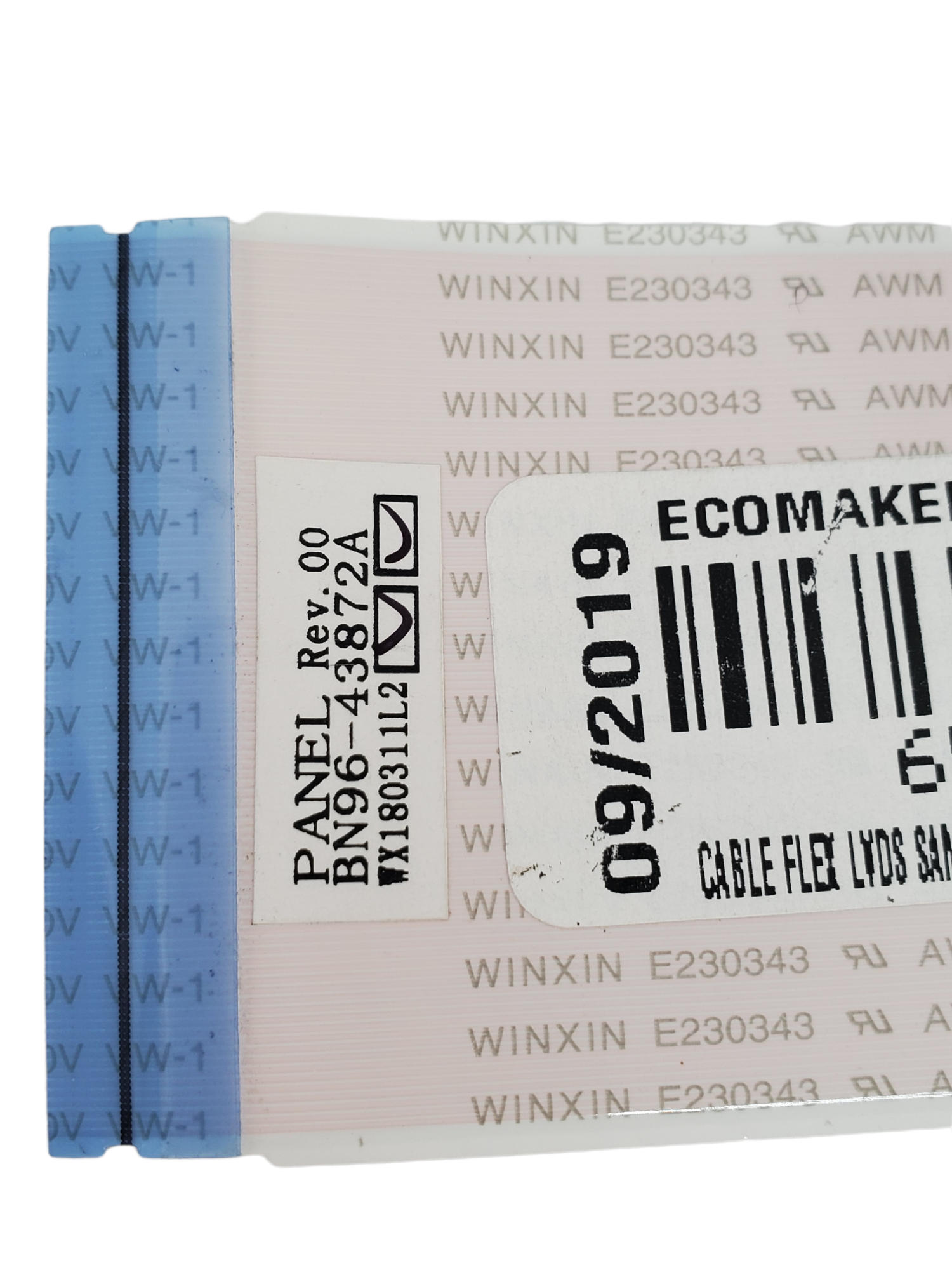 Cable Flex LVDS Samsung UN49MU6100F BN96-43872A