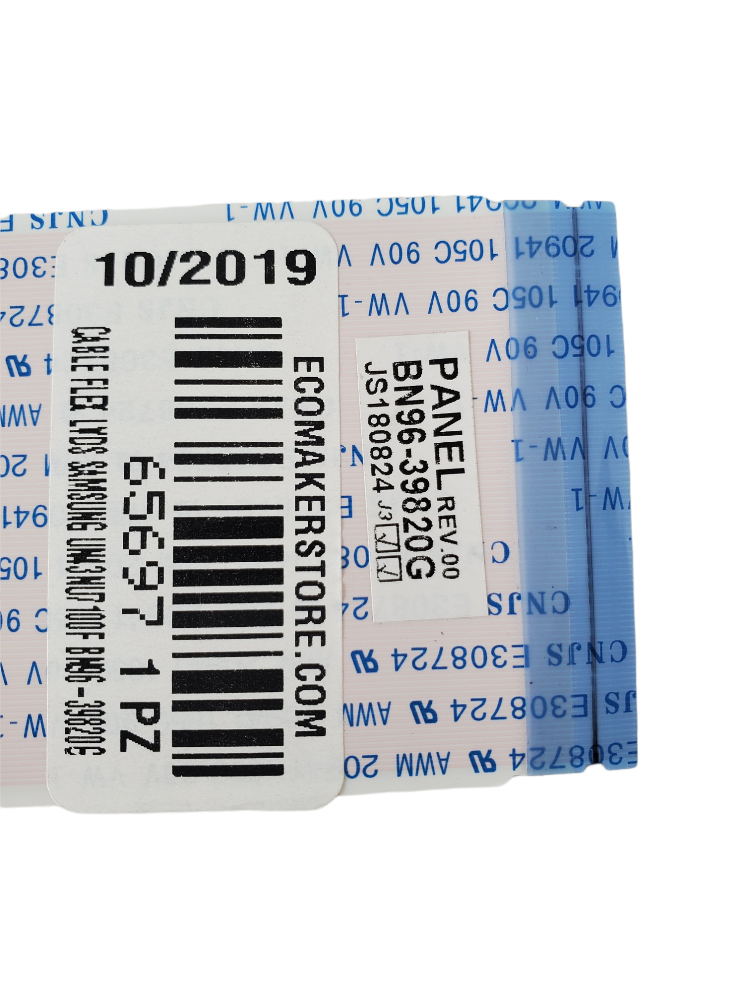 Cable Flex LVDS Samsung UN43NU7100F BN96-39820G
