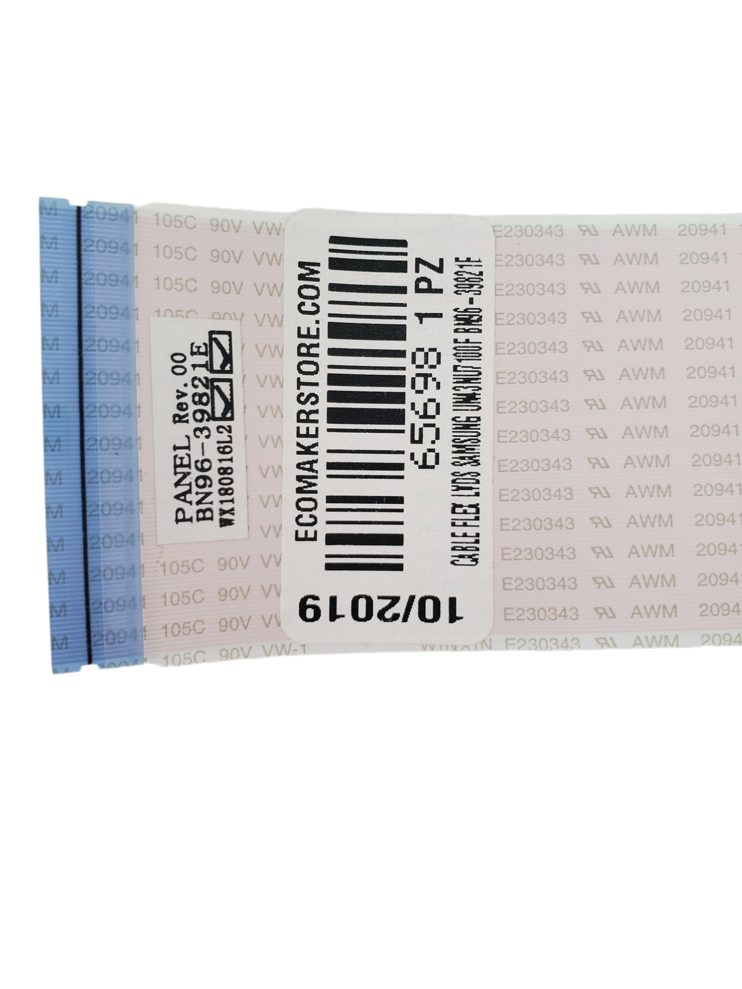 Cable Flex LVDS Samsung UN43NU7100F BN96-39821E