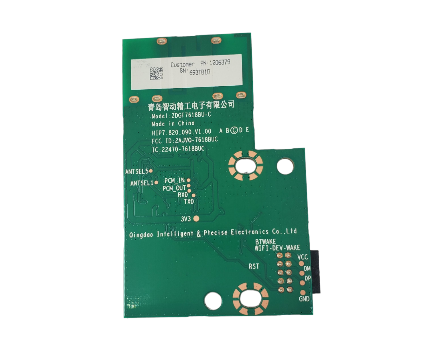 Modulo Wireless hisense 55H6F ZDGF7618BU-C