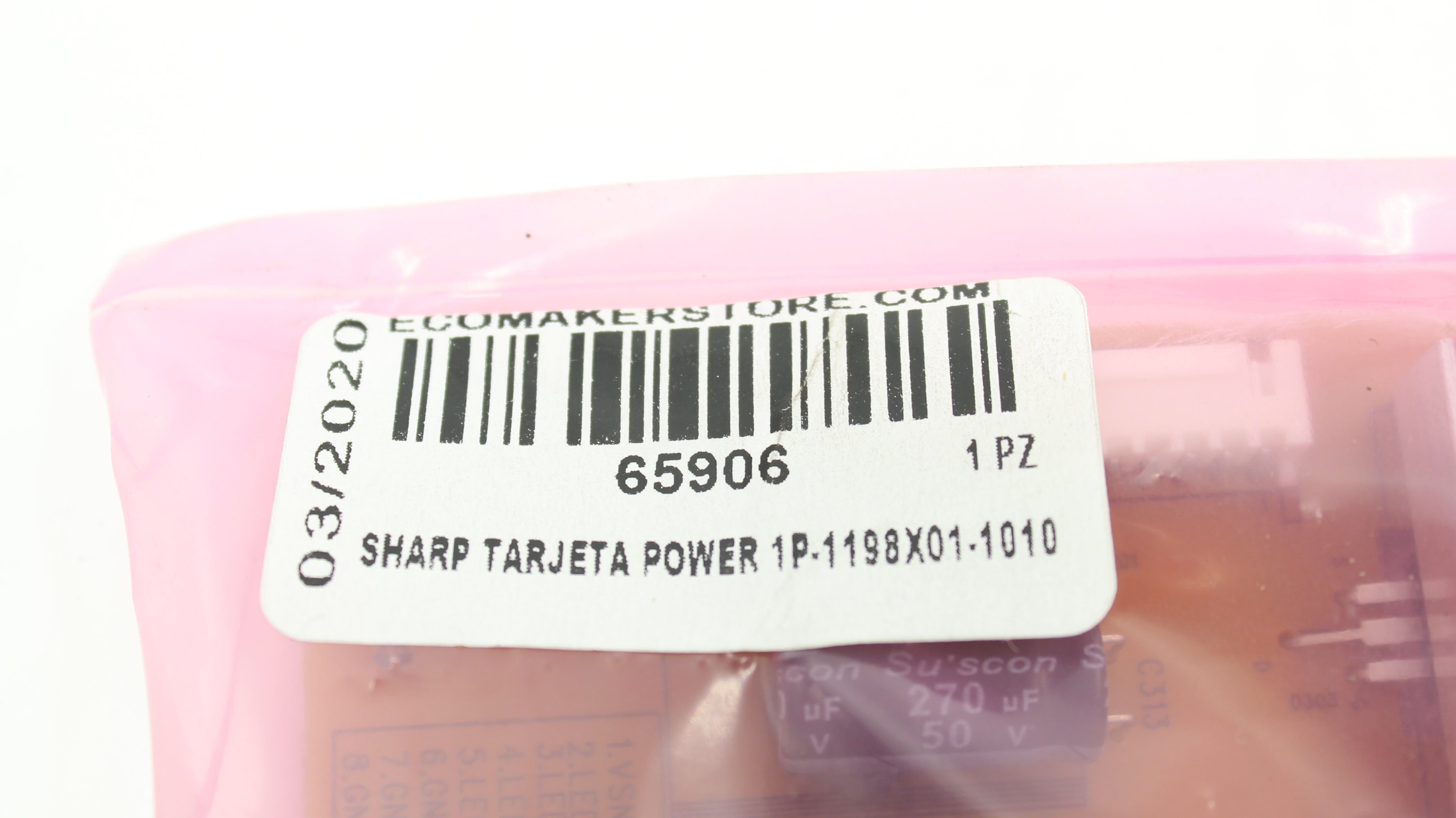 Sharp tarjeta power 1P-1198X01-1010