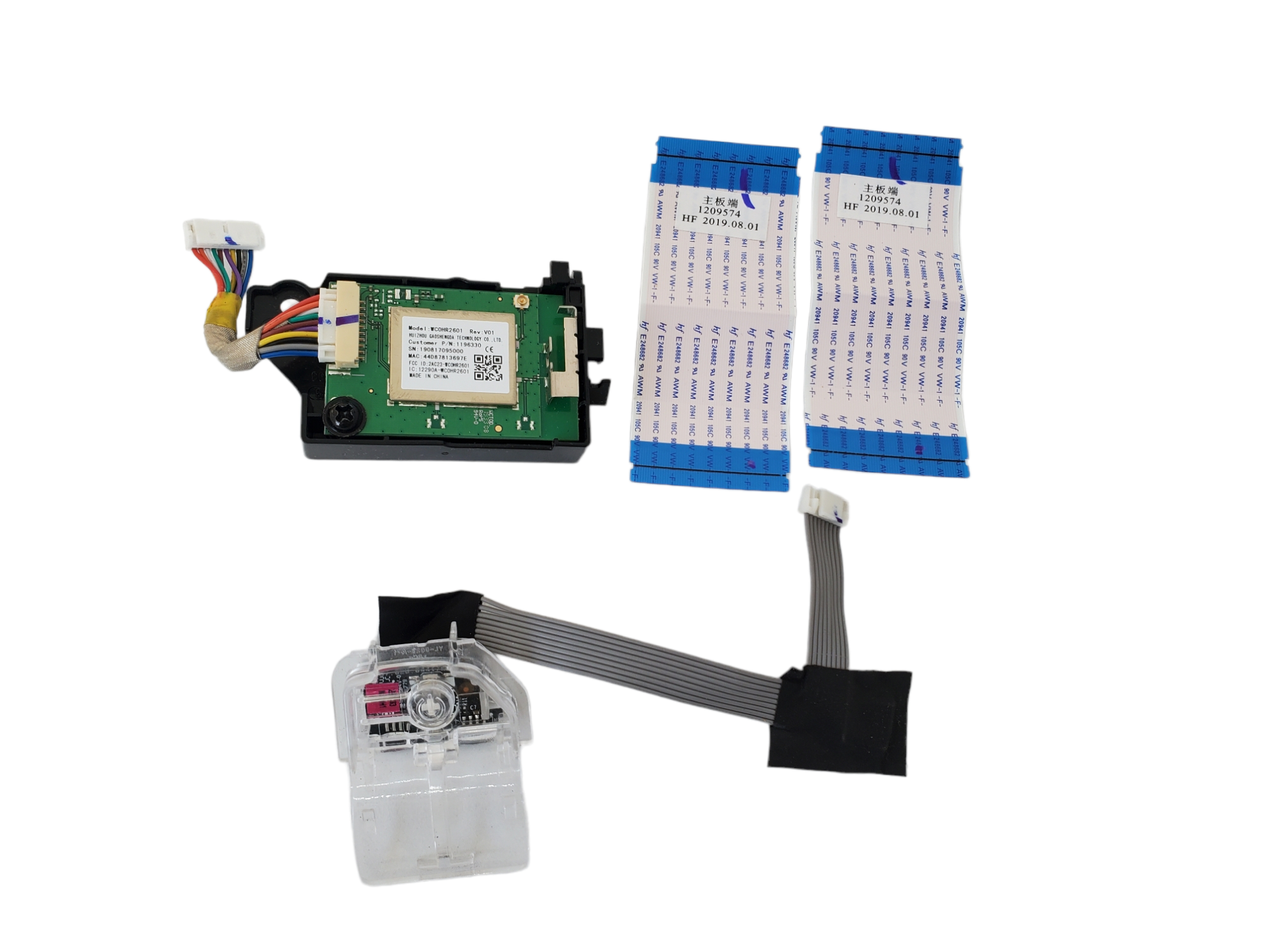 Módulo de WIFI con botón y sensor ir, flex hisense 43r6000fm