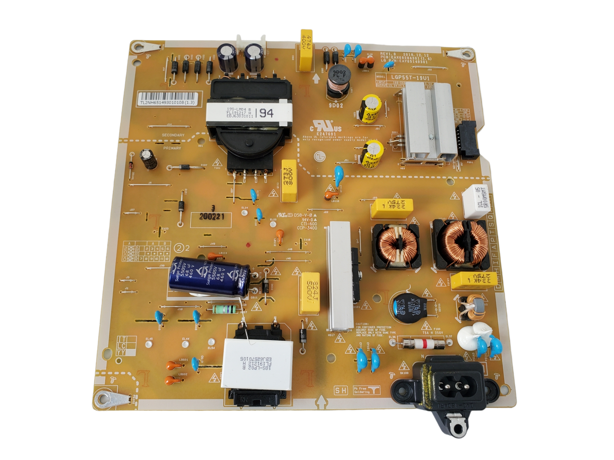 Tarjeta power LG EAX68284301(1.6)