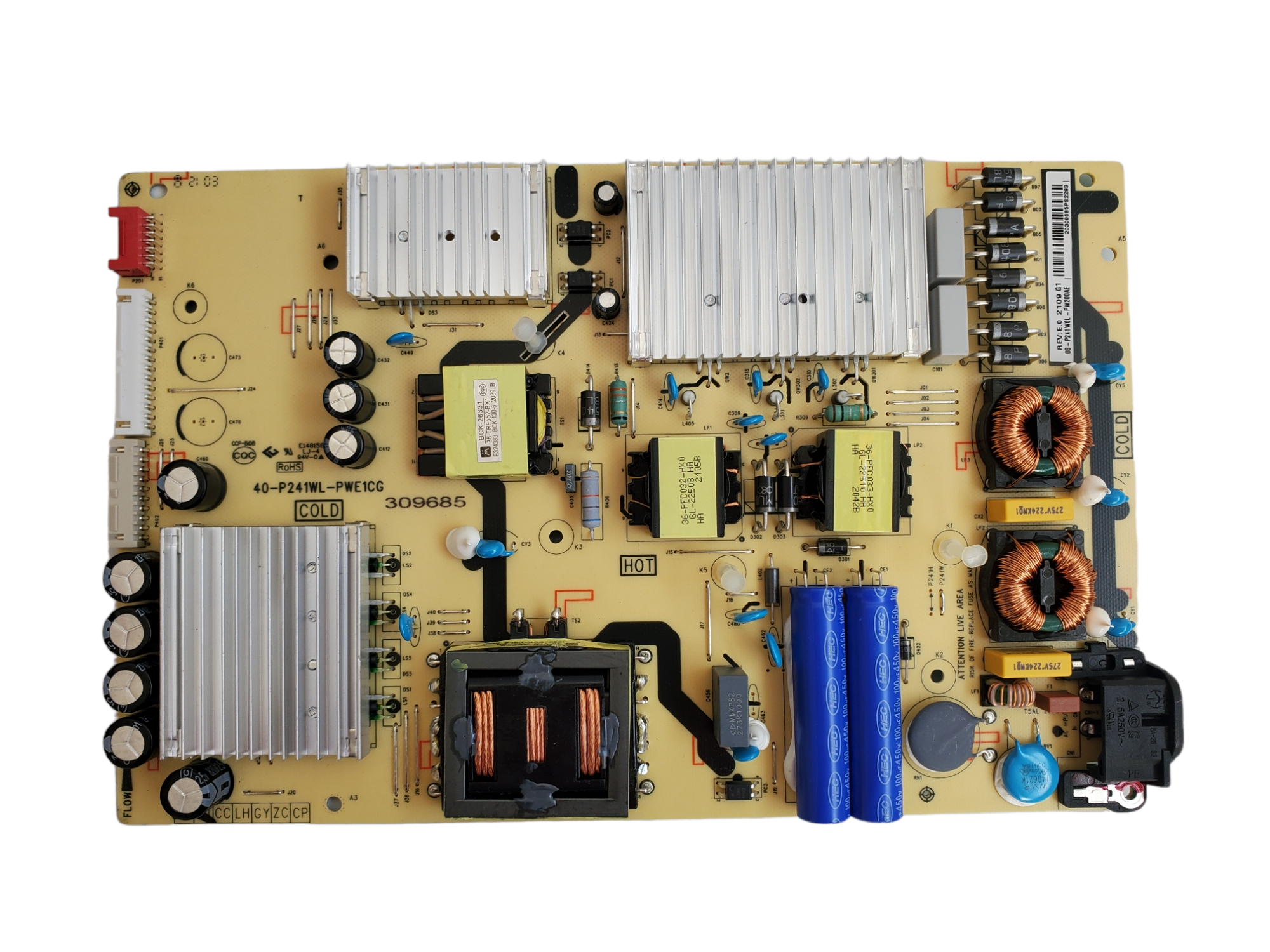 TCL Tarjeta power 40-P241WL-PWE1CG