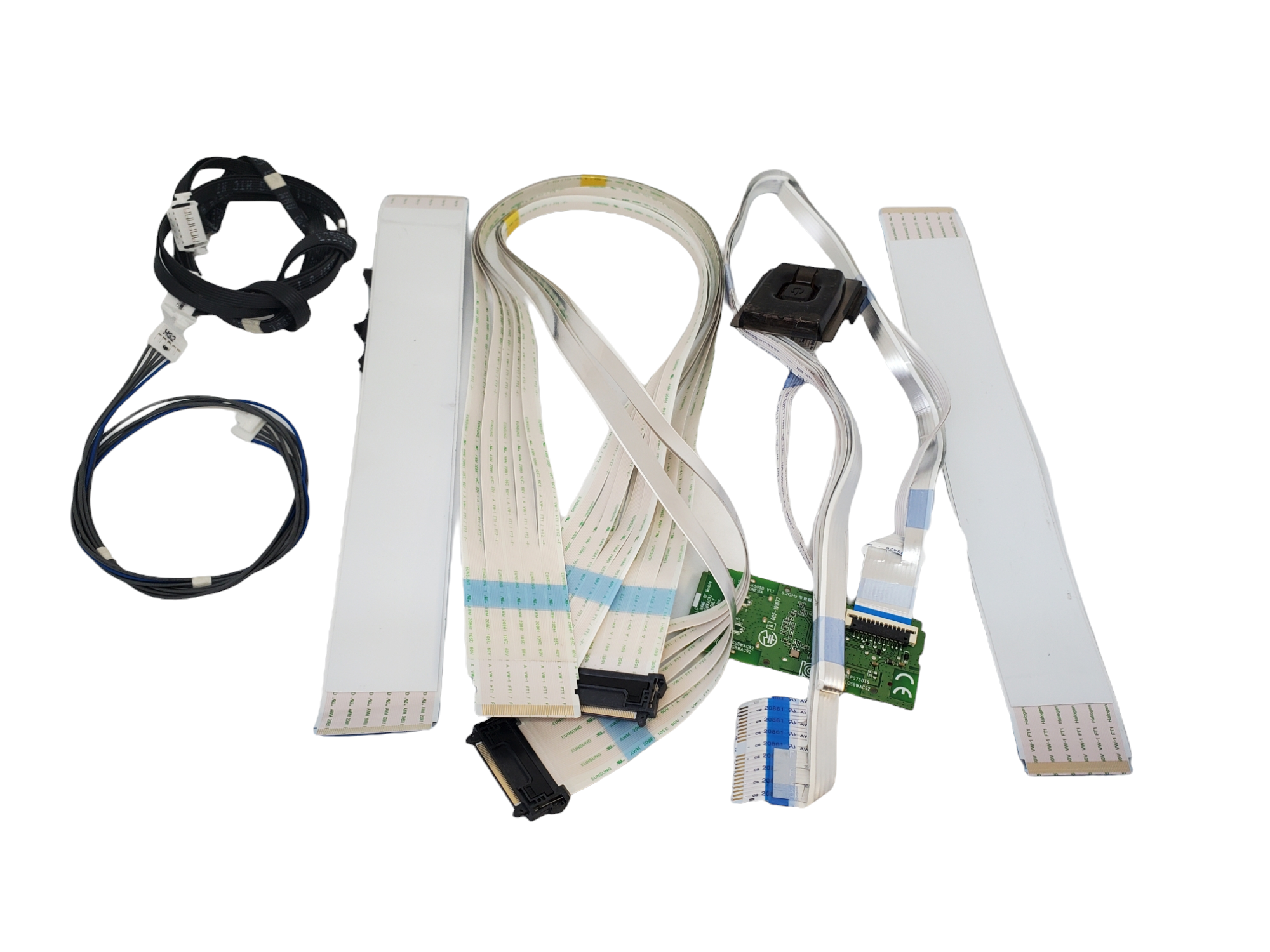 kit flexor, cables de corriente, modulo wifi y boton de encendido LG UN8570PUB