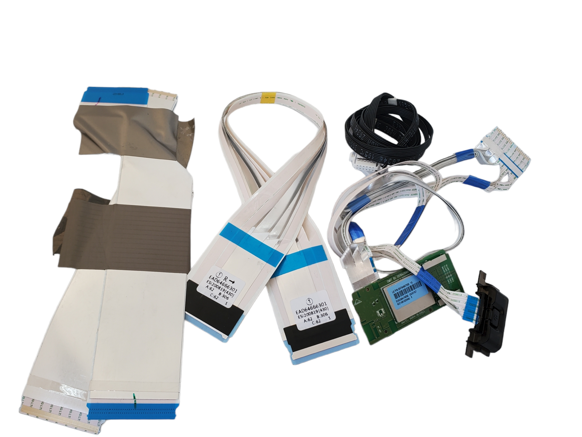 kit flexor, cable de corriente, wifi y botón de encendido LG 70UN7100PUA