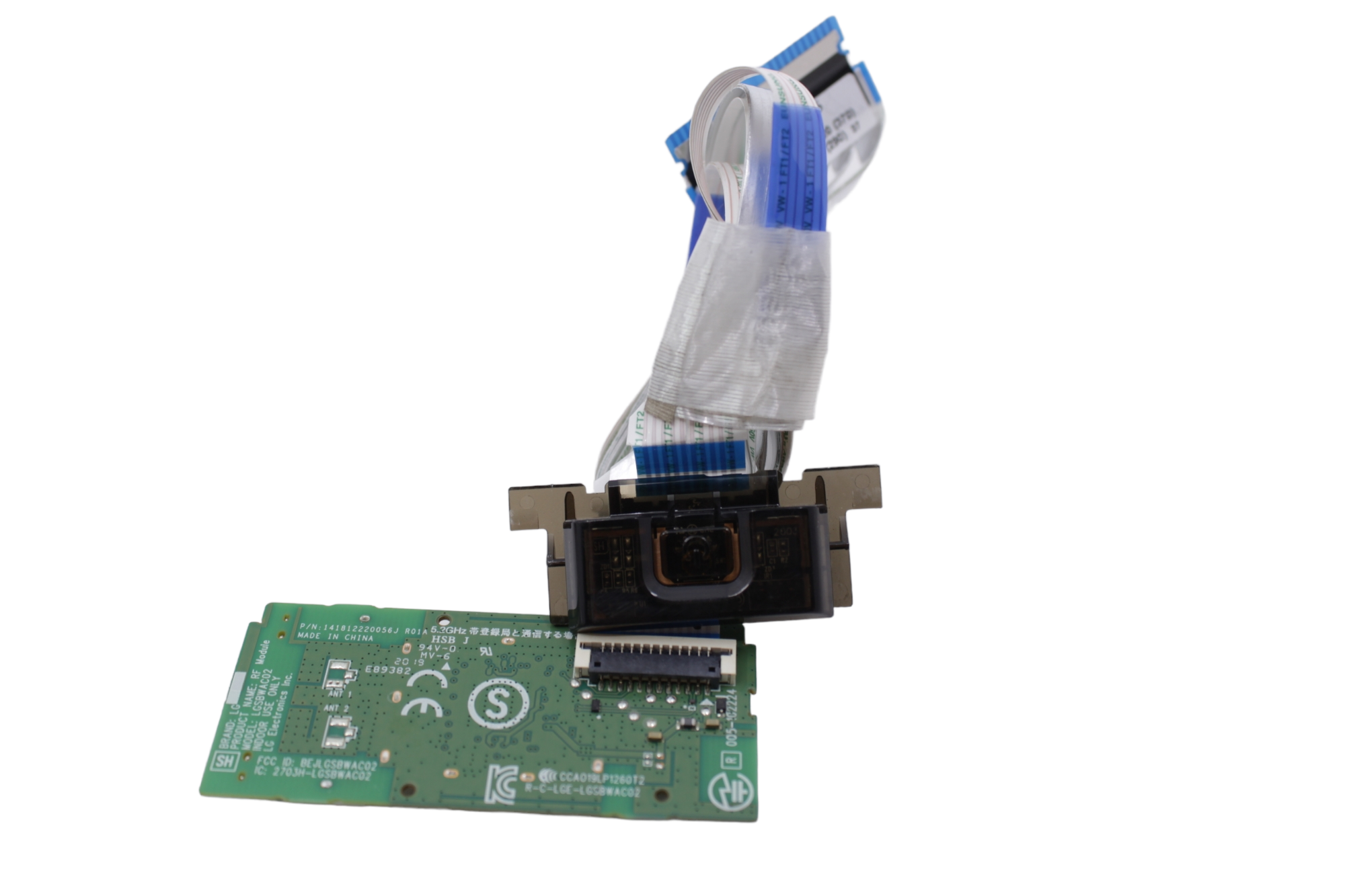 Kit de flexor, cables de corriente, modulo wifi y botón de encendido LG 55UM7400PUA