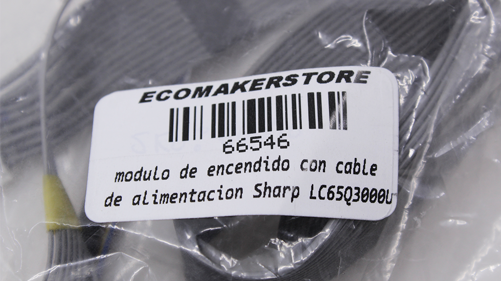 modulo de encendido con cable de alimentación Sharp LC65Q3000U
