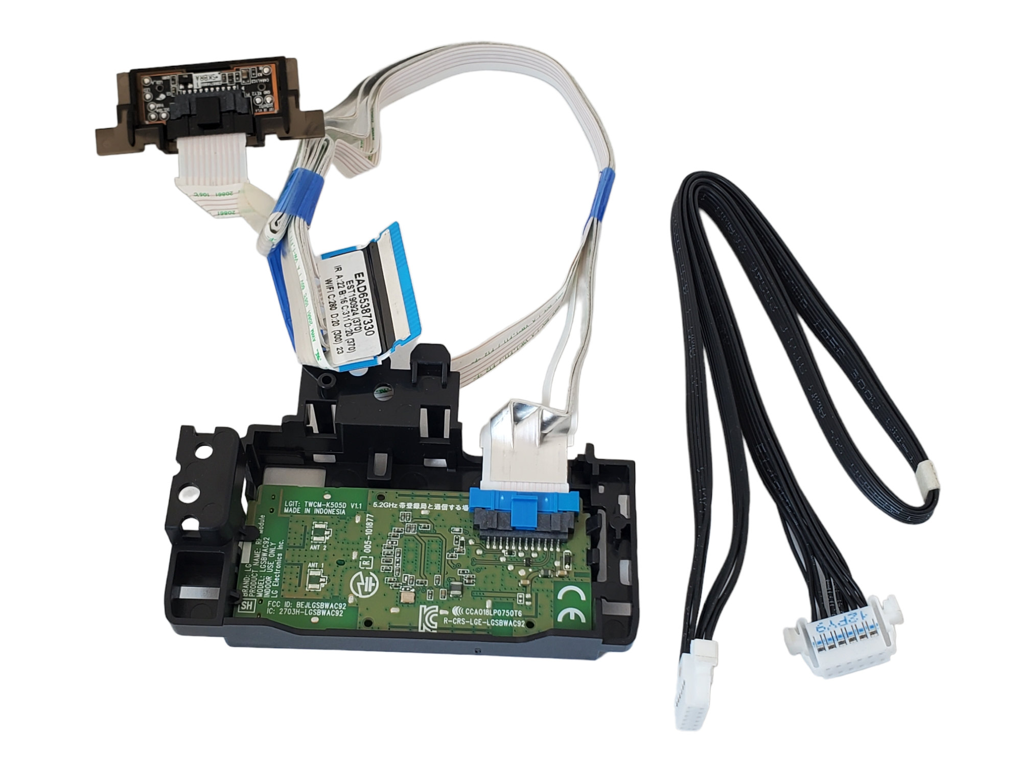 Módulo wifi / modulo de encendido y cable de corriente LG 55UM7400PUA