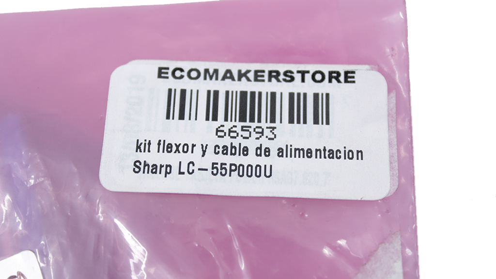 kit flexor y cable de alimentación Sharp LC-55P000U