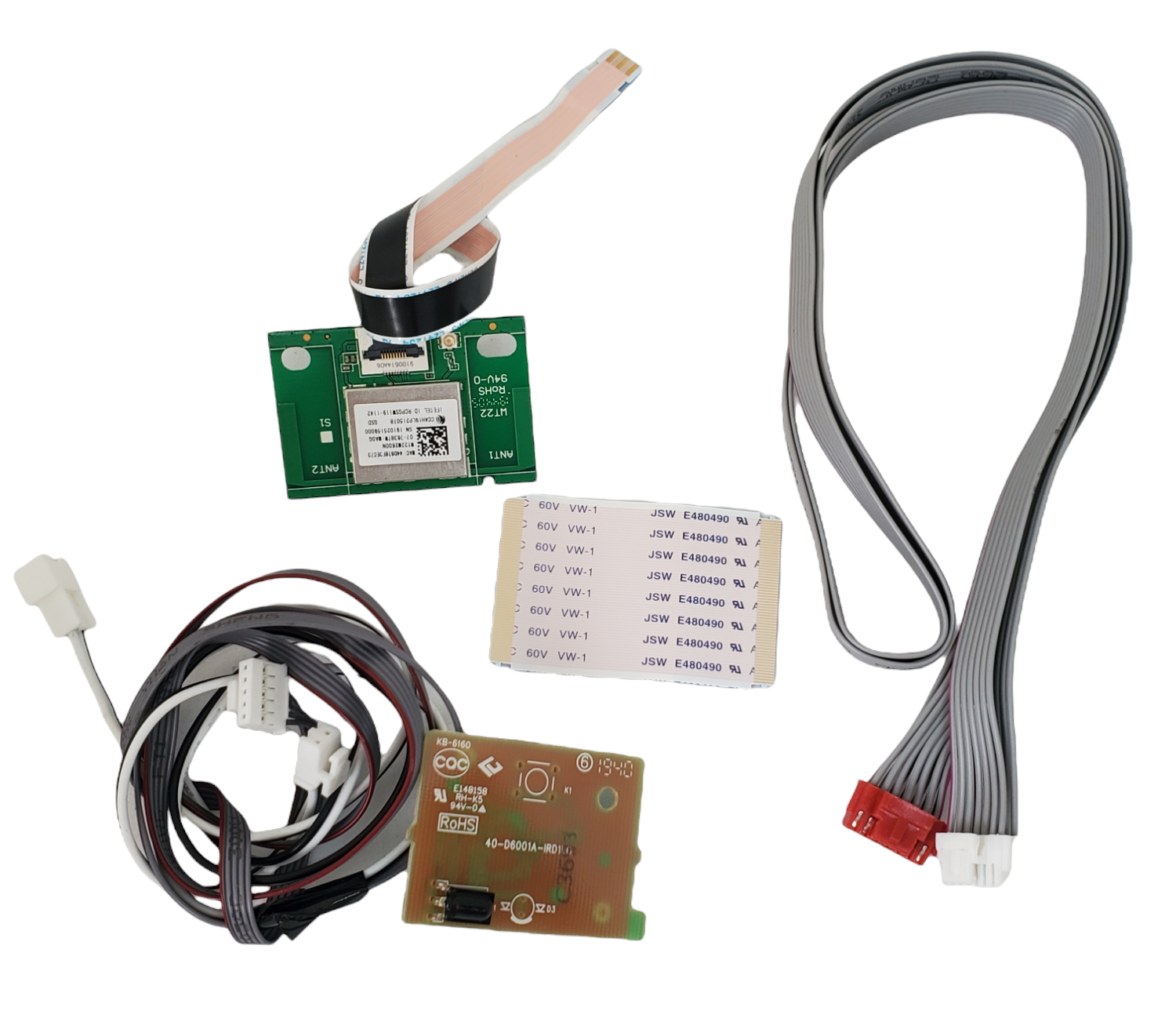 kit flexor, modulo wifi, sensor infrarrojo y cable de alimentación TCL 55A527