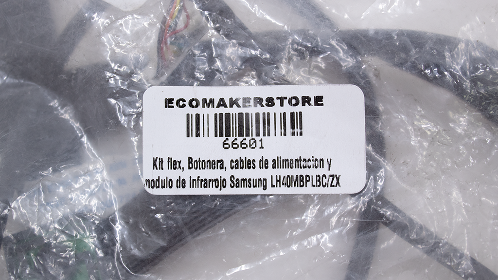 Kit flex, Botonera, cables de alimentacion y modulo de infrarrojo Samsung LH40MBPLBC/ZX