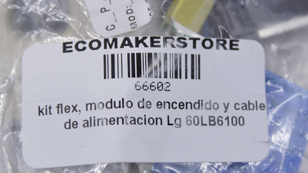 kit Flex, modulo de encendido y cable de alimentación LG 60LB6100