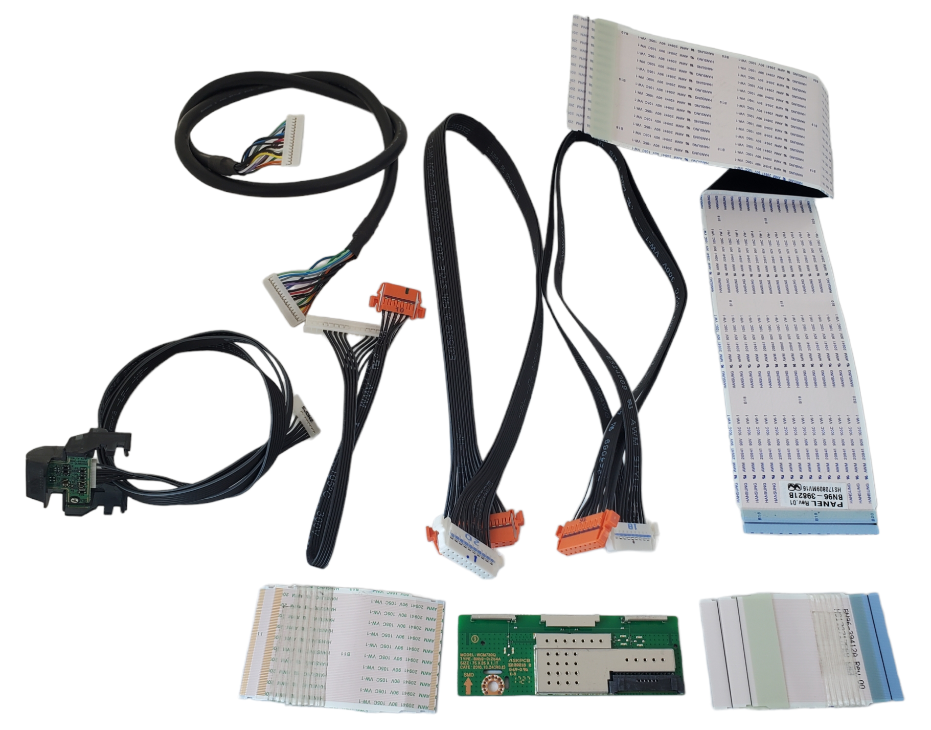 kit Flex, modulo wifi, modulo de encendido y cables de corriente Samsung UN82MU7050F