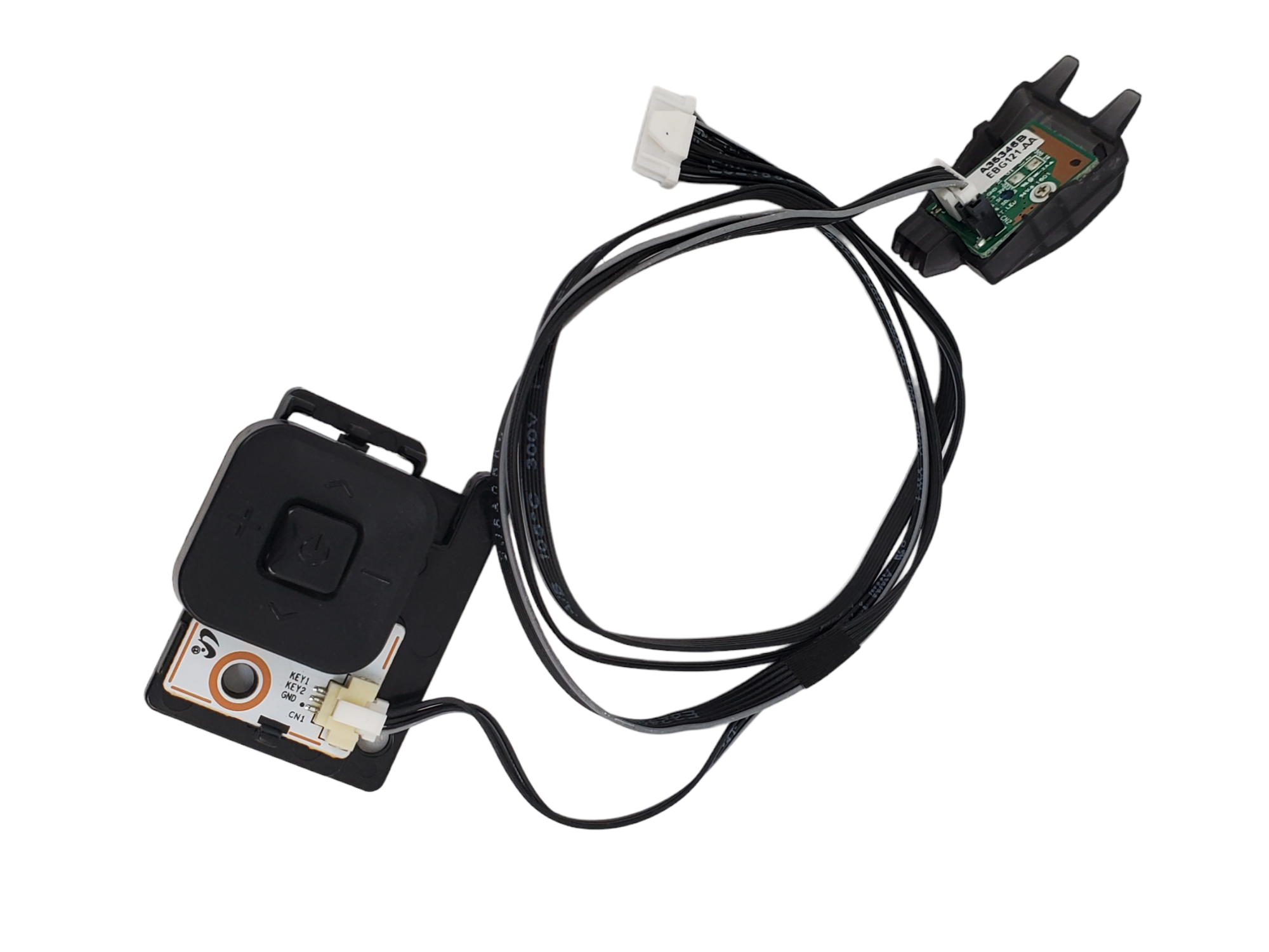 kit de flexores, modulo wifi, sensor infrarrojo, modulo de encendido y cables de corriente