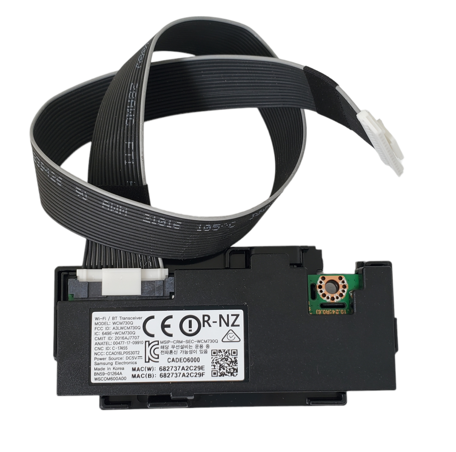 modulo de encendido, modulo wifi, cable de alimentación y sensor infrarrojo Samsung UN43MU6100F43 UHD