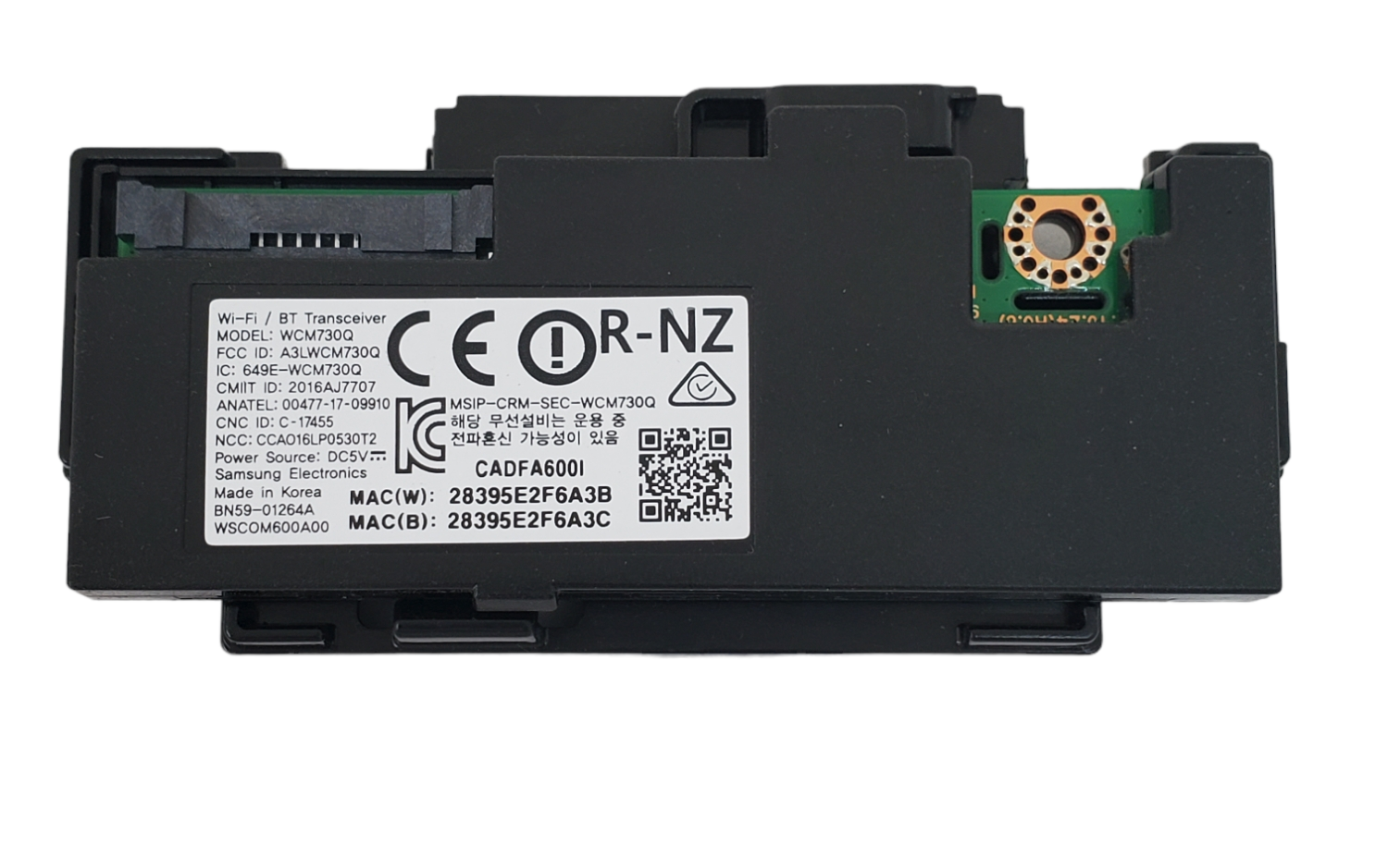 kit flexor,cables de alimentacion, modulo wifi, modulo de encendido, sensor infrarrojo UN55MU6100F