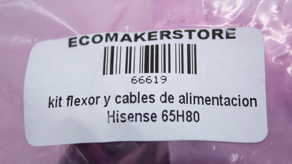 kit flexor y cables de alimentación Hisense 65H80