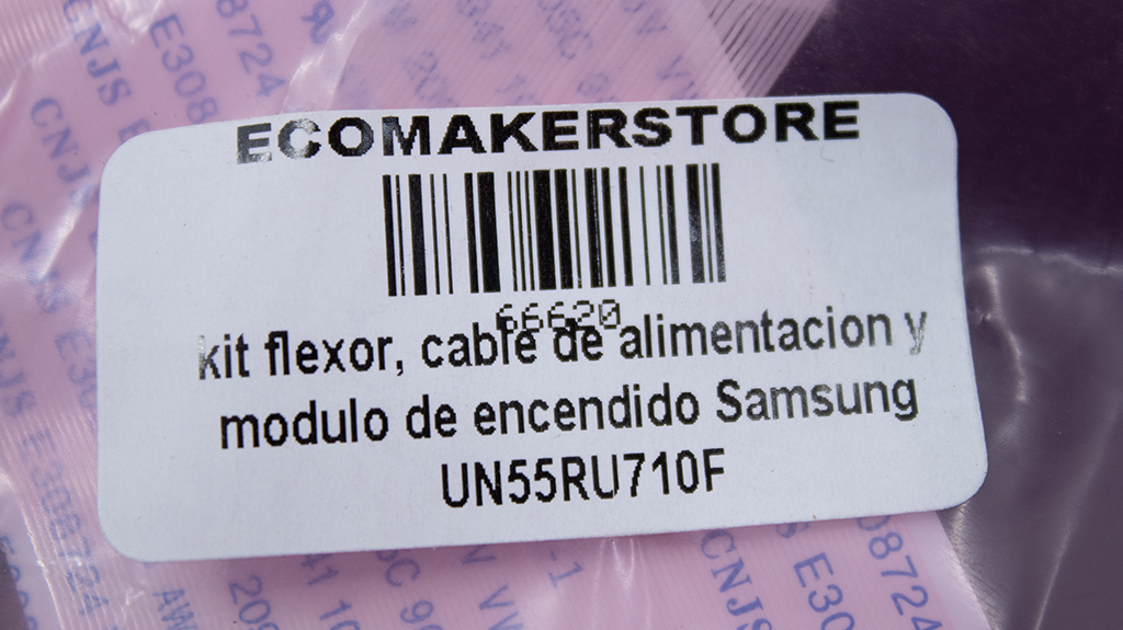kit flexor, cable de alimentación y modulo de encendido Samsung UN55RU710F